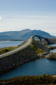 Atlantic Road Stock Photo