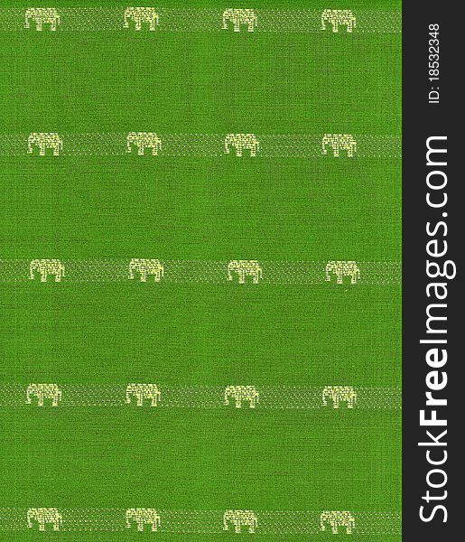 Seamless gren and golden elephants background. Seamless gren and golden elephants background