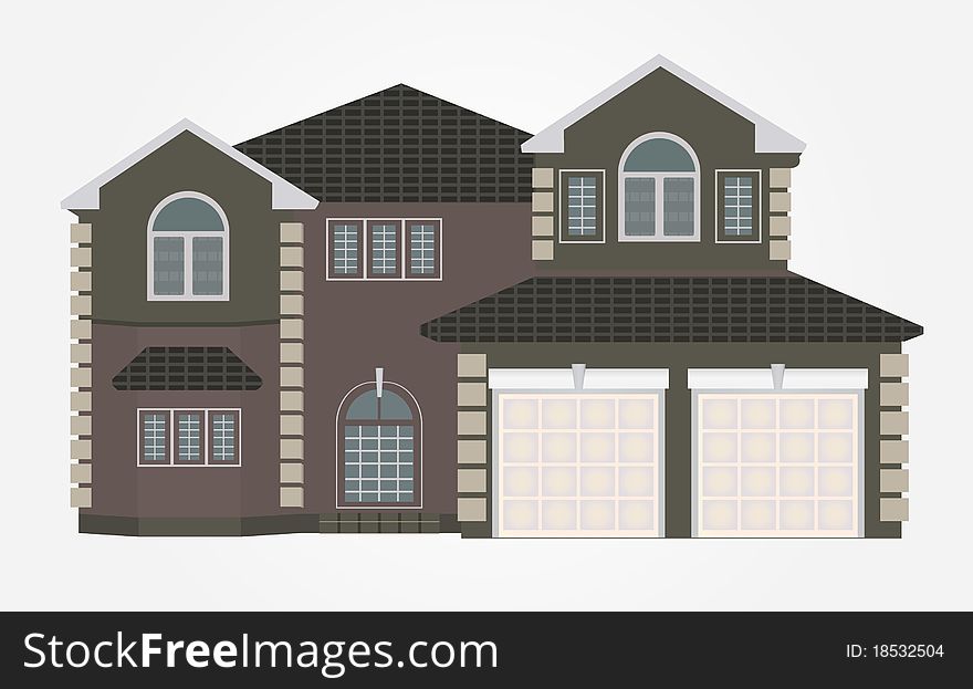 Vector Illustration of housewith details