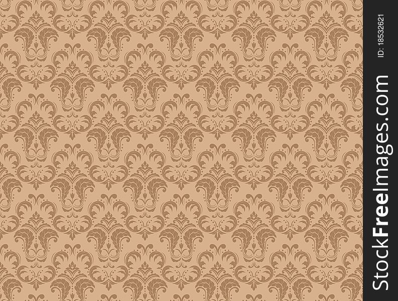 Background with ornament, Seamless patterns