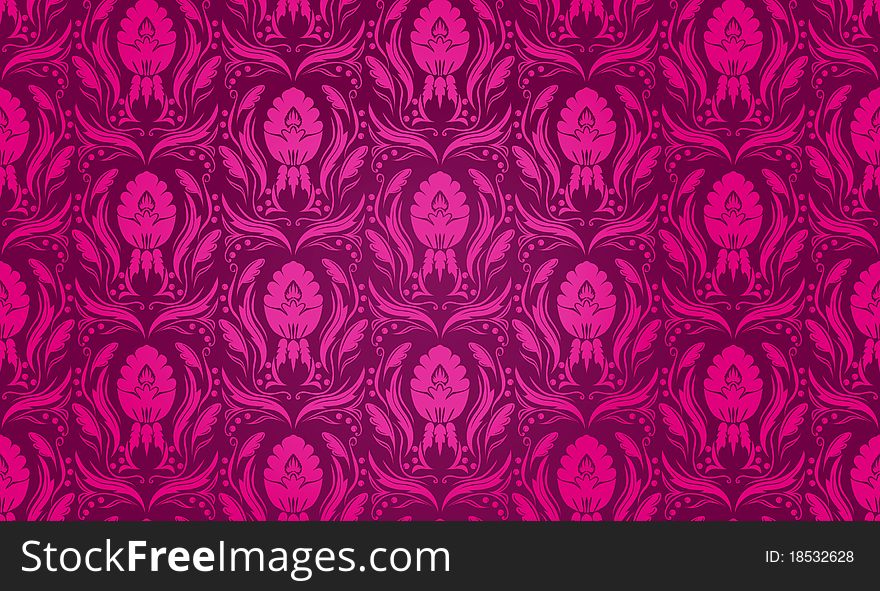 Background with ornament, Seamless patterns