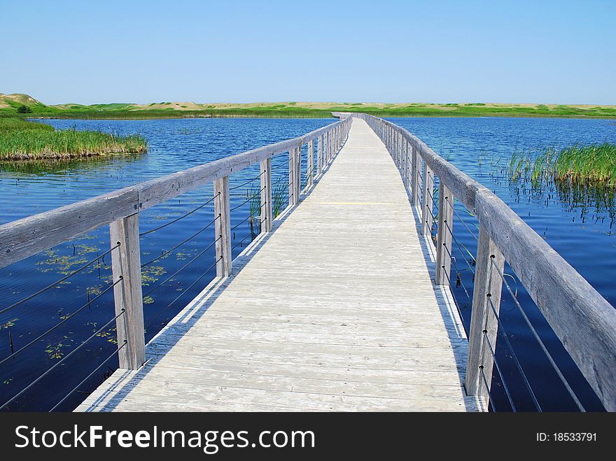 Greenwich Dunes boardwalk on P.E.I.