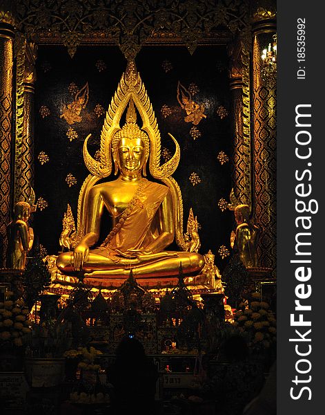 Buddha at phitsaloke Thailand WAT PHRA SRI MA HA THAT WOR RA MA HA WI HARN TEMPLE