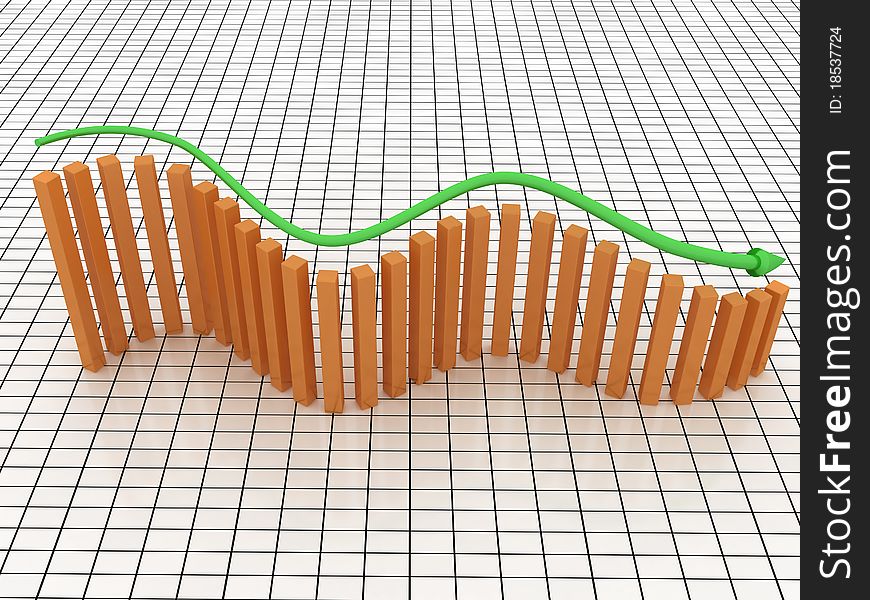 Schedule of recession from the green arrows and orange boxes on the surface of cells â„–2. Schedule of recession from the green arrows and orange boxes on the surface of cells â„–2