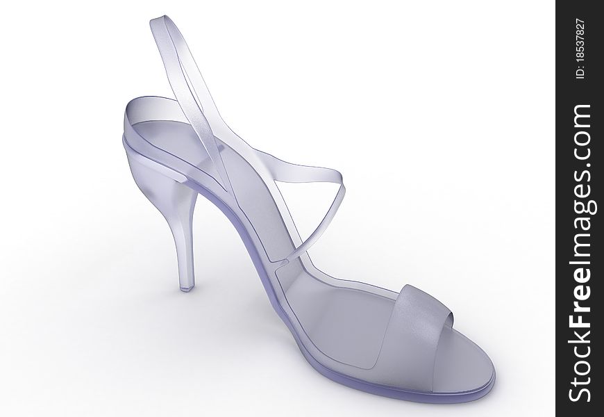 One shoe of crystal №2