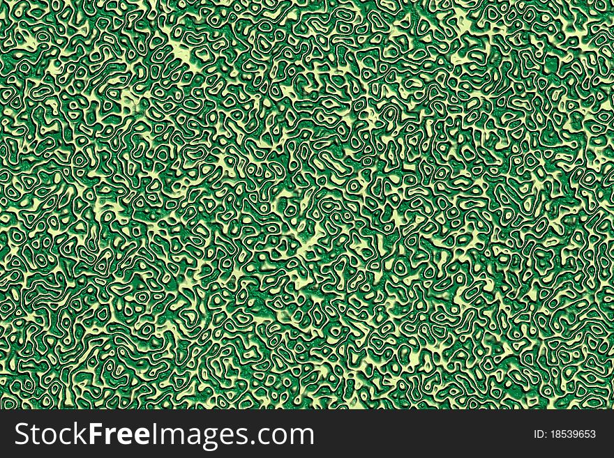 The Texture Of The Green Coral