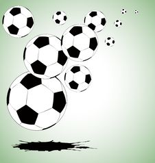 The Vector Abstract Soccer Background Stock Photography The Vector Abstract Soccer Background Stock Photography