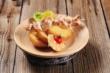 Chicken Kebab And Roasted Potato Stock Images Chicken Kebab And Roasted Potato Stock Images