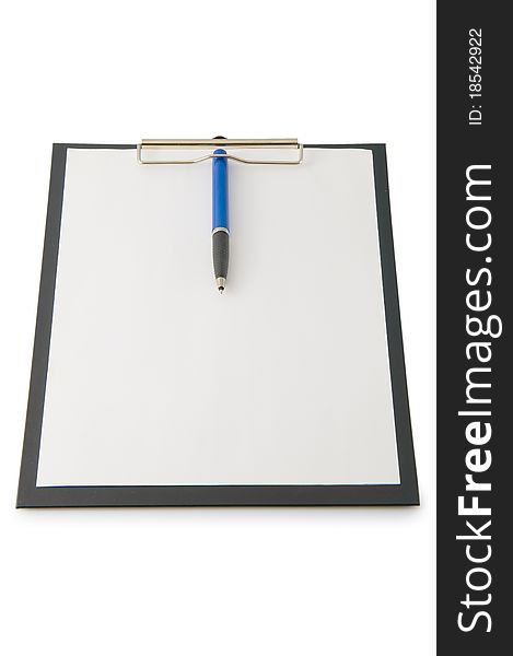 Clip Board With Paper