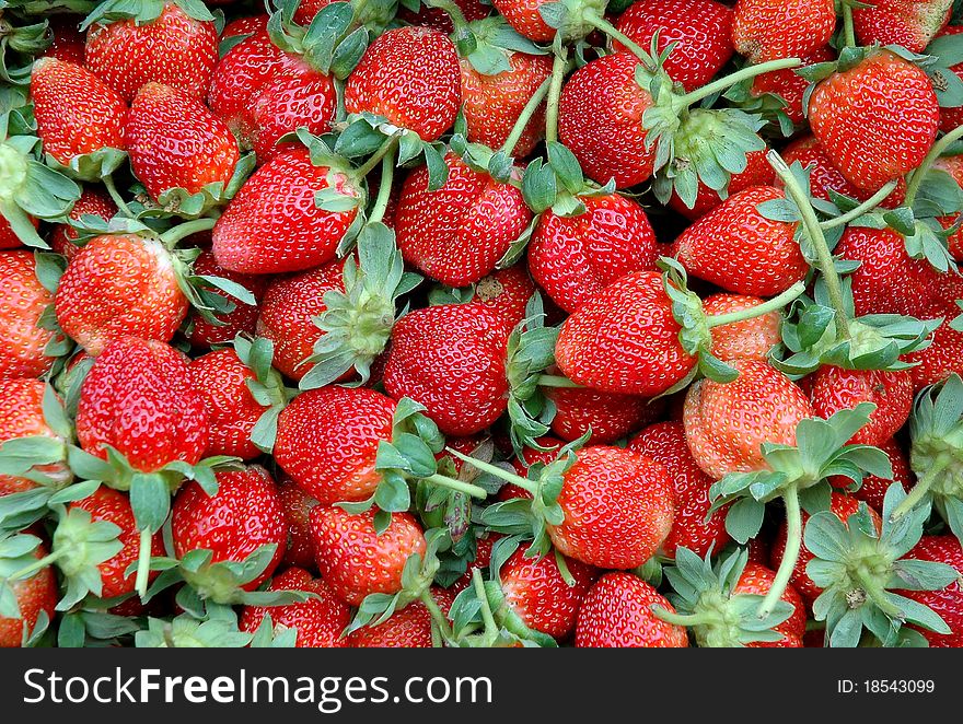 Fresh strawberry use for background