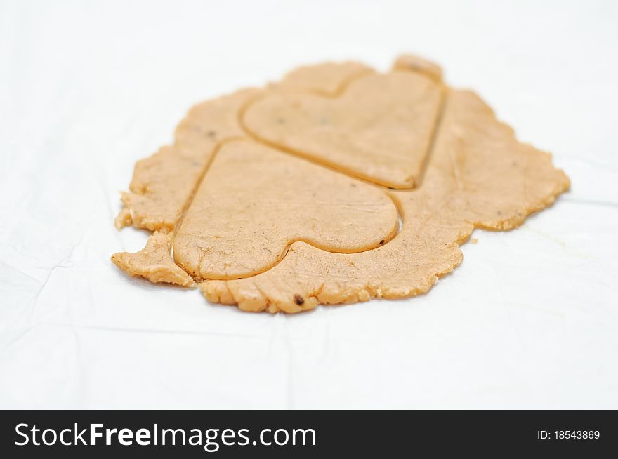 Two Heart Shape Gingerbreads