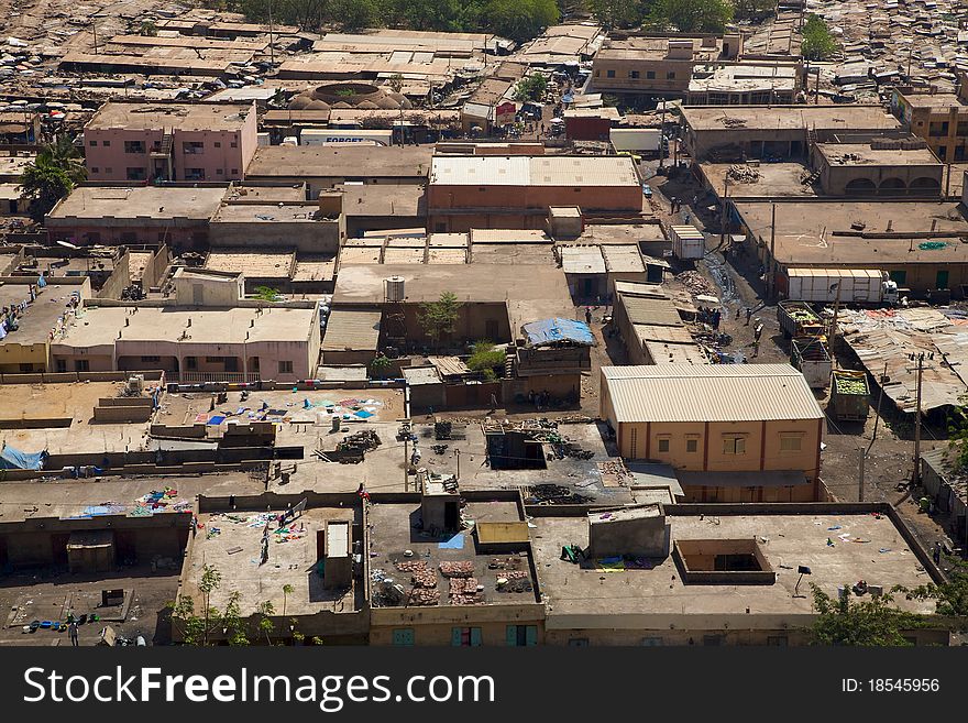 View of Bamako the city