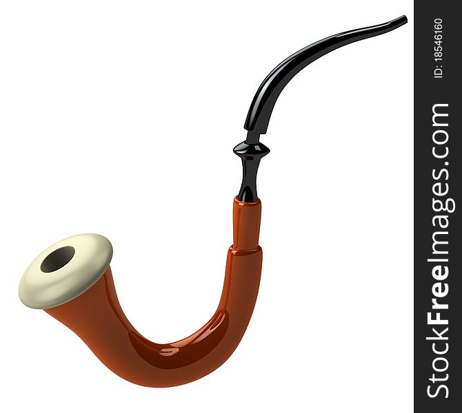 3d Brown Pipe