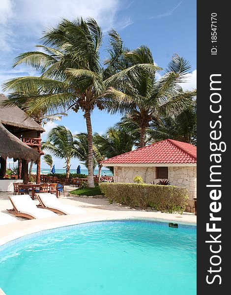 Holiday Resort with pool in Tulum Beach - Mexico