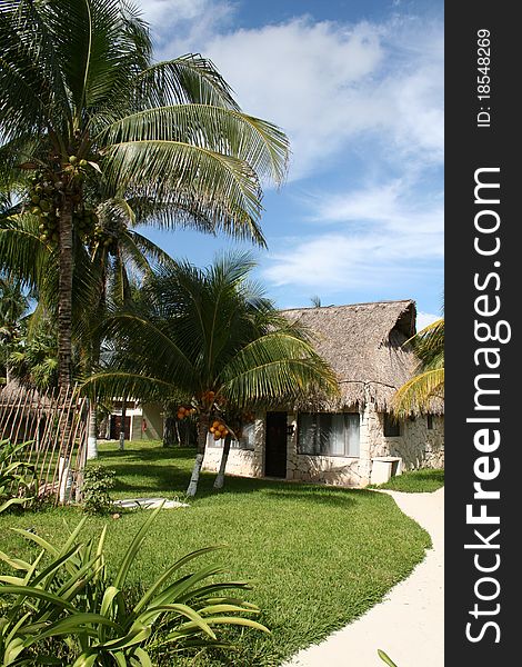 Holiday Resort  in Tulum - Mexico, South of Cancun. Holiday Resort  in Tulum - Mexico, South of Cancun