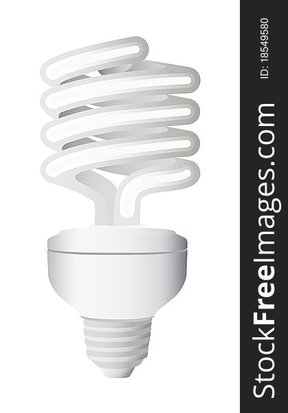 An editable, , economic lamp illustration, isolated on a white background.