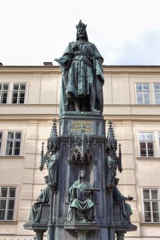 Statue Of Charles IV, HDR Royalty Free Stock Images Statue Of Charles IV, HDR Royalty Free Stock Images
