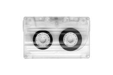 Old Transparent Tape Cassette Royalty Free Stock Photos