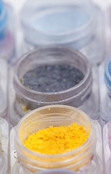 Colorful Cosmetic Powder Pigments Stock Photo Colorful Cosmetic Powder Pigments Stock Photo