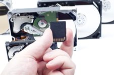 Memory Card Stock Photo