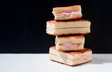 Biscuit Cakes Stock Photography