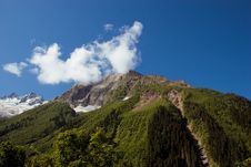 Caucasus Mountains. Dombai Royalty Free Stock Photos Caucasus Mountains. Dombai Royalty Free Stock Photos
