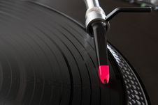 Turntable Playing Vinyl Record With Music Royalty Free Stock Photo Turntable Playing Vinyl Record With Music Royalty Free Stock Photo