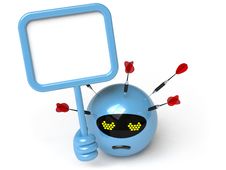 Toy Collection - Push Here Royalty Free Stock Photography Toy Collection - Push Here Royalty Free Stock Photography
