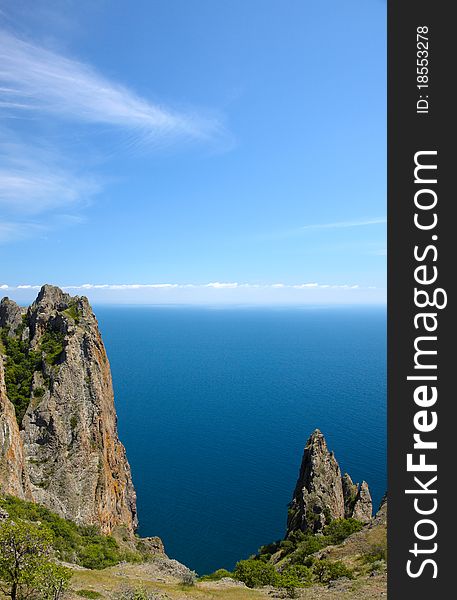 Rock At The Sea Coast