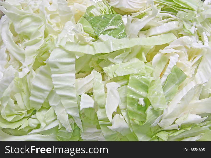 Green cabbage using as Background