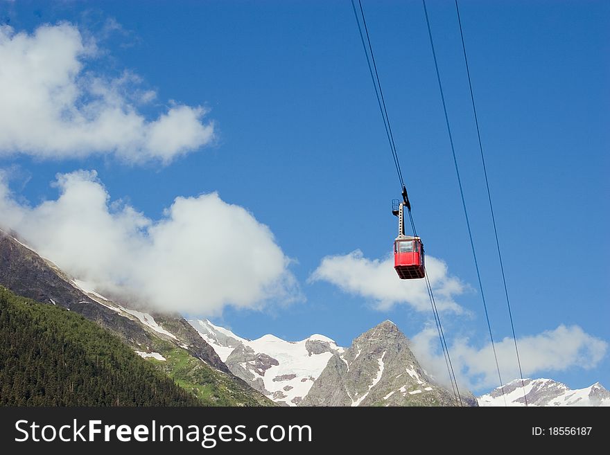 Caucasus Mountains. Dombai