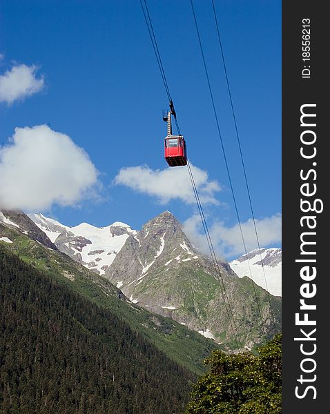 Caucasus Mountains. Dombai