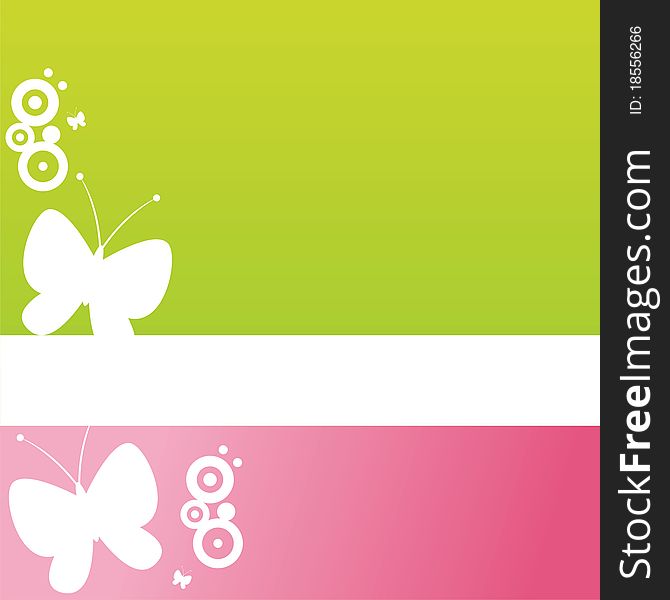 Modern colorful background with butterflies. Modern colorful background with butterflies