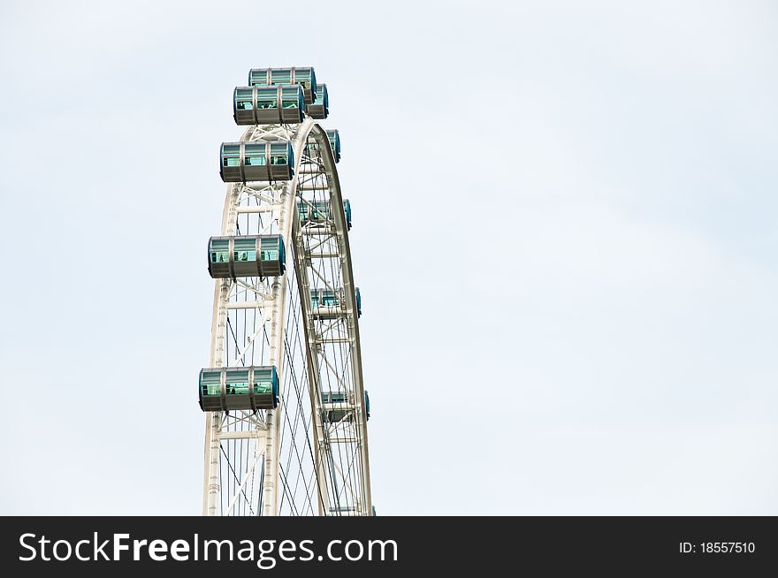 Another view of sky flyer in Singapore