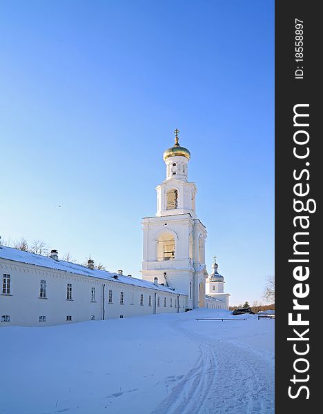 Bell tower of the ancient orthodox priory