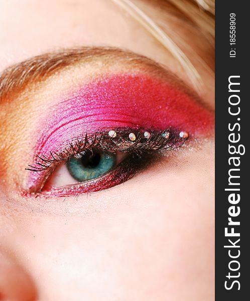 Female Eye With Make Up