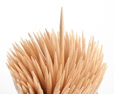 Toothpick Macro Royalty Free Stock Photography Toothpick Macro Royalty Free Stock Photography
