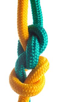 Rope With Marine Knot Stock Image Rope With Marine Knot Stock Image