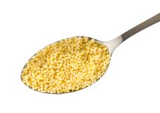 Millet In A Spoon Stock Photos Millet In A Spoon Stock Photos