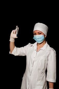 Surgeon Holding Plate For Osteosynthesis Royalty Free Stock Images Surgeon Holding Plate For Osteosynthesis Royalty Free Stock Images