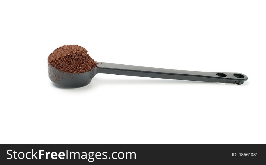 Coffee In  Plastic  Spoon