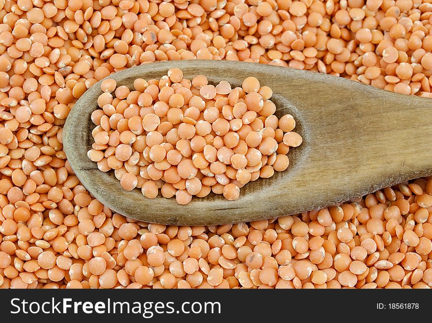 Turkish lentil macro photography background