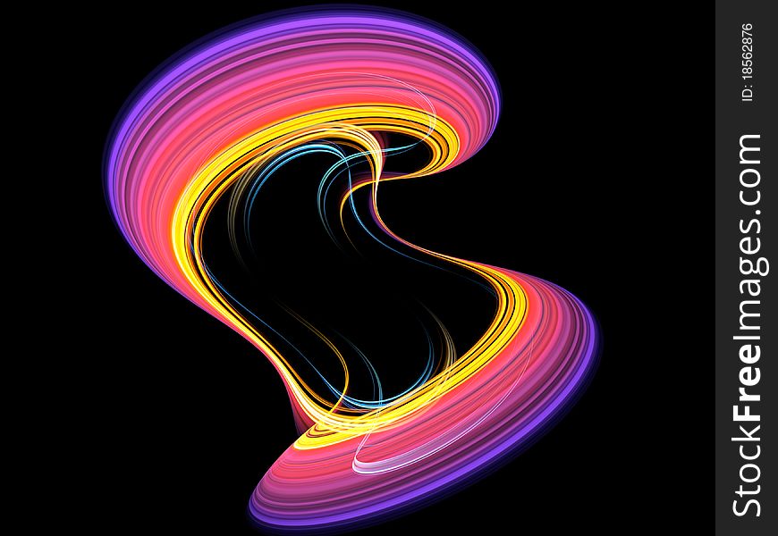 Three Dimensional Swirl Abstract