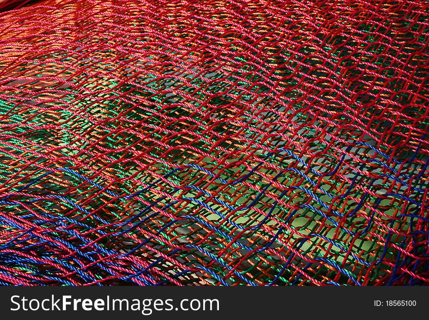 Red Net Background