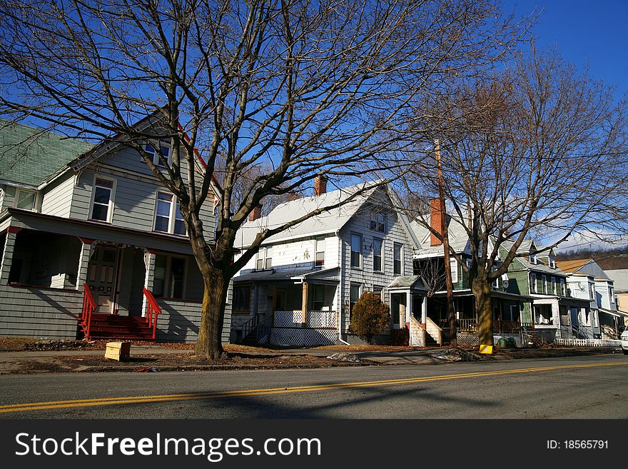 Classic district in NY state, north part of USA