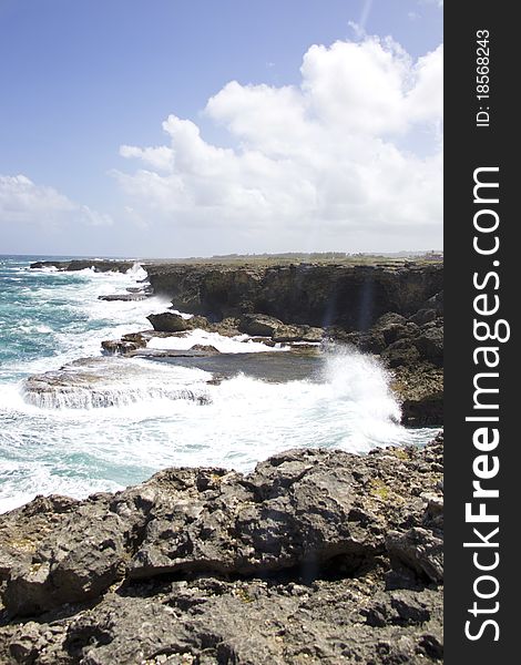 A view from the North Point of Barbados. A view from the North Point of Barbados