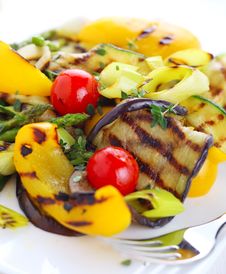 Grilled Vegetables Royalty Free Stock Photo Grilled Vegetables Royalty Free Stock Photo