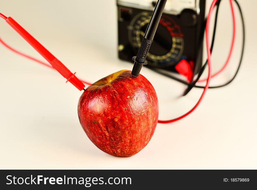 Red Apple Connect to test Meter for Power. Red Apple Connect to test Meter for Power