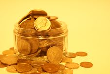 Money Jar Royalty Free Stock Photography Money Jar Royalty Free Stock Photography