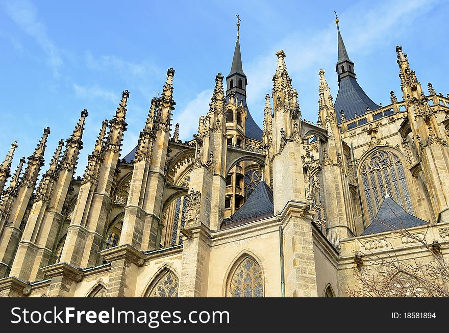 St.Barbara Church In Kutna Hora,